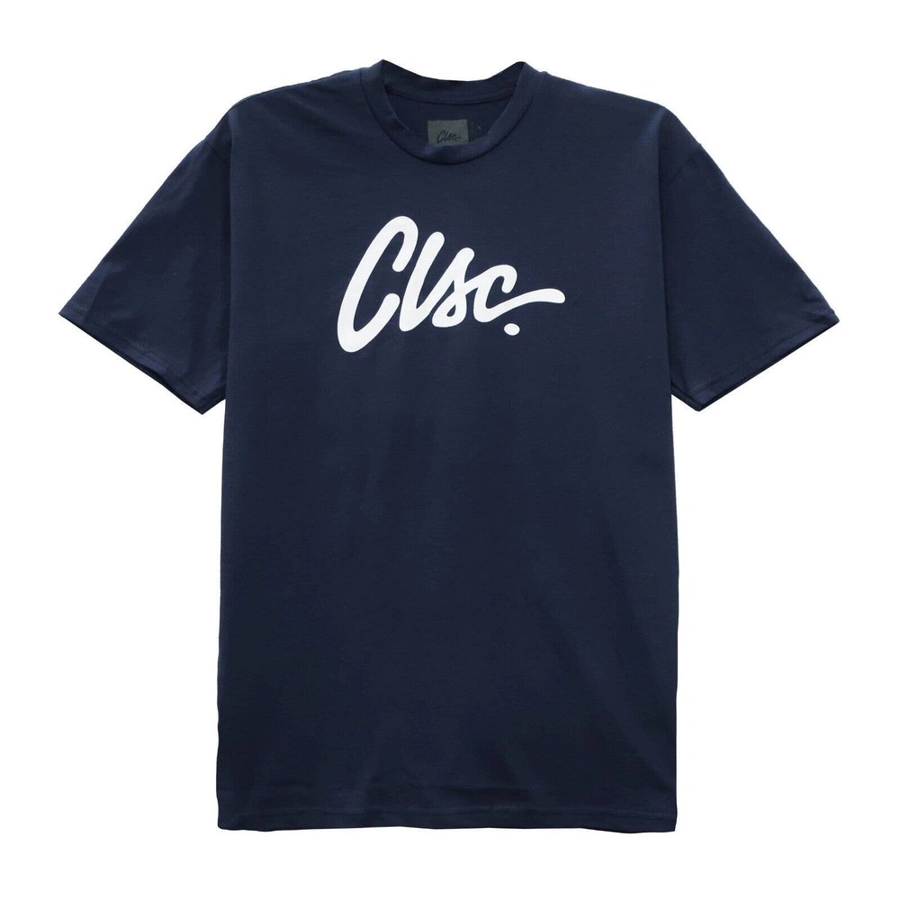 CLSC Life Streetwear Clothing Men's Cursive Script Logo Tee T-Shirt